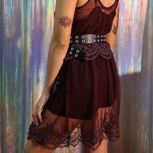 💸🚫SOLD🚫💸🖤Crimson Lace Dress🖤